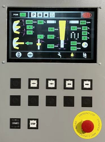 ELITE model GBT 851 control panel with colour display