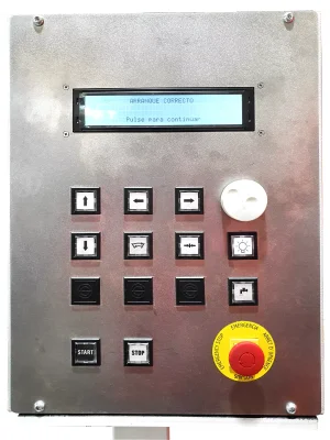 Simple and easy to use control panel of the chip breaker slot grinding machine ELITE model MVB 670