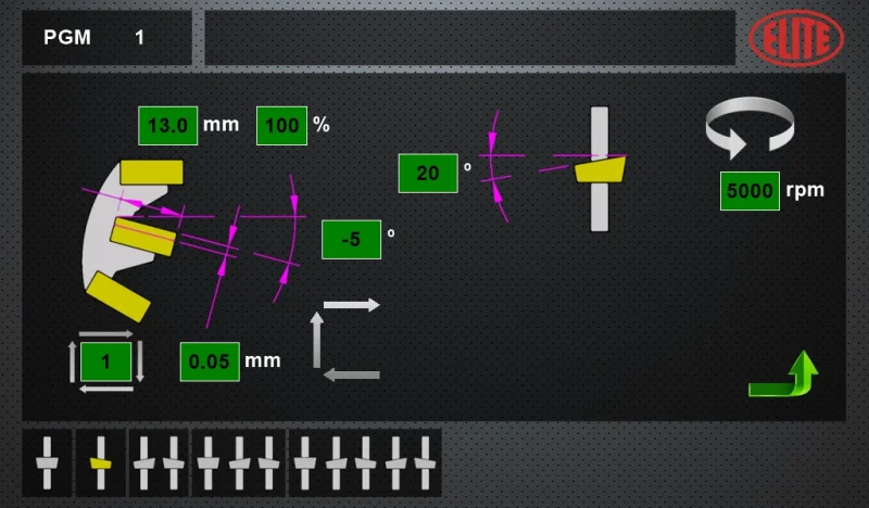 Touchscreen for quick and easy programming - ELITE model AVB 850